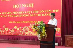 Đẩy mạnh tuyên truyền, phổ biến Luật Thủ đô năm 2026