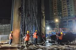 Đẩy nhanh tiến độ thi công tuyến metro Văn Cao - Hoà Lạc