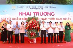 Tây Hồ đưa cơ sở chăm sóc người cao tuổi ban ngày vào hoạt động