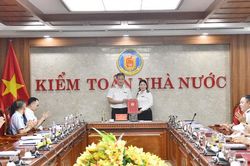 Đồng chí Hà Thị Mỹ Dung giữ chức vụ Phó Bí thư Thường trực Đảng ủy Kiểm toán nhà nước