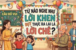 Từ nào nghe như lời khen nhưng thực ra lại là lời chê?