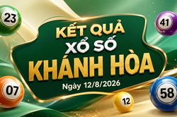 XSKH 12/8 - Xổ số Khánh Hòa hôm nay 12/8/2026