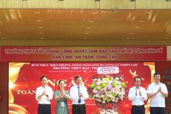 Thiên Lộc phát huy vai trò trường học trong xây dựng phong trào bảo vệ an ninh Tổ quốc