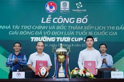 Công bố Giải bóng đá U16 quốc gia – Trường Tươi Cup 2026