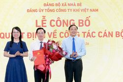 Ông Bùi Minh Tiến làm Bí thư Đảng ủy Tổng công ty Khí Việt Nam