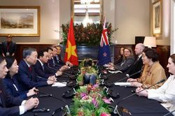 [Ảnh] Tổng Bí thư, Chủ tịch nước Tô Lâm hội đàm với Toàn quyền New Zealand