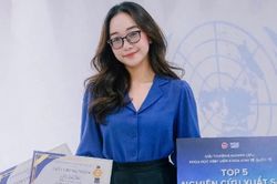 Nữ 'Sinh viên 5 tốt' Ngoại giao và hành trình kết nối nghiên cứu với hoạt động sinh viên
