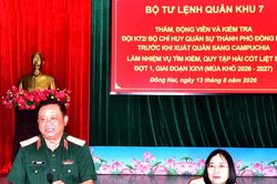 Đội K72 sẵn sàng lên đường quy tập hài cốt liệt sĩ trên đất bạn Campuchia