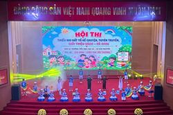 Sôi nổi Hội thi Thiếu nhi Đất Tổ kể chuyện, tuyên truyền giới thiệu sách hè 2026