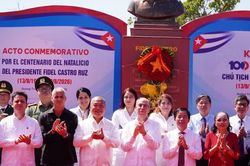 Quảng Trị kỷ niệm 100 năm ng&agrave;y sinh l&atilde;nh tụ Cuba Fidel Castro