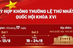 Toàn cảnh đợt 1 Kỳ họp không thường lệ thứ Nhất, Quốc hội khóa XVI