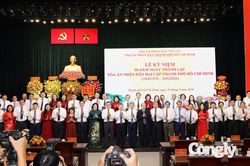 Tòa án Thành phố mang tên Bác kỷ niệm 50 năm thành lập