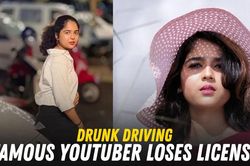 Nữ YouTuber nổi tiếng bị tước bằng lái 3 tháng vì lái xe sau khi uống rượu