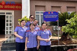 'Sắc hoa công lý' tô đẹp khuôn viên VKSND khu vực 11, tỉnh Tây Ninh