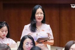 Đại biểu Nguyễn Thị Minh Tú đề nghị minh bạch cấp băng tần, giảm thủ tục, rõ cơ chế chia sẻ hạ tầng viễn thông