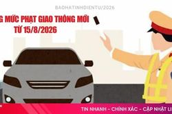 [Infographic] Những mức phạt giao thông mới từ 15/8/2026