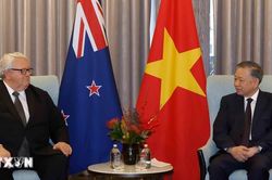 Tổng Bí thư, Chủ tịch nước hội kiến Chủ tịch Quốc hội New Zealand