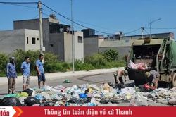 Xử lý điểm tập kết rác thải sinh hoạt tự phát tại khu vực chợ Bến Sung