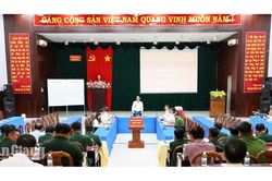 Diễn tập chiến đấu phường Tịnh Biên trong khu vực phòng thủ