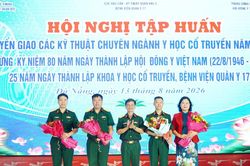Đà Nẵng tập huấn, chuyển giao nhiều kỹ thuật chuyên ngành y học cổ truyền
