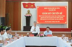 Thường trực HĐND thành phố giám sát hoạt động các mỏ khoáng sản tại xã Núi Thành và Tam Anh