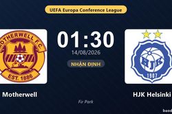 Nhận định Motherwell vs HJK Helsinki: đội hình dự kiến
