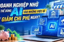 Doanh nghiệp nhỏ có thể dùng AI vào những việc gì để giảm chi phí ngay?