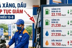 Giá xăng, dầu tiếp tục giảm từ chiều 13-8