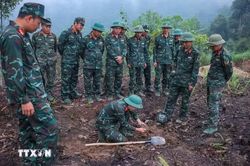 Đến ngày 13-8, các lực lượng đã tìm kiếm, quy tập 1.715 hài cốt liệt sĩ