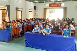 Hội Liên hiệp Phụ nữ xã Tây Ninh Hòa triển khai mô hình “Cơ sở hội số”