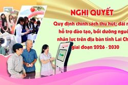 Nghị quyết Quy định chính sách thu hút; đãi ngộ; hỗ trợ đào tạo, bồi dưỡng nguồn nhân lực trên địa bàn tỉnh Lai Châu giai đoạn 2026 - 2030