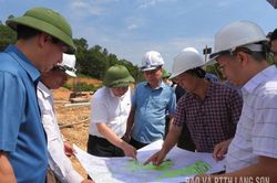 Lãnh đạo tỉnh kiểm tra dự án Khu liên hợp thể thao tỉnh Lạng Sơn