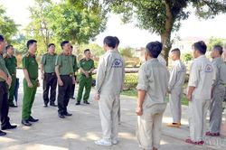 Giám đốc Công an tỉnh Lào Cai kiểm tra công tác tại Trại tạm giam Công an tỉnh (cơ sở 1) và Cơ sở cai nghiện ma túy phân khu 1
