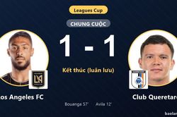 Ngược d&ograve;ng hạ Club Queretaro tr&ecirc;n chấm lu&acirc;n lưu, Los Angeles FC thắng kịch t&iacute;nh