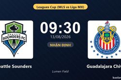 Nhận định Seattle Sounders vs Guadalajara Chivas: đội hình dự kiến