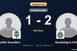 Thua ngược Guadalajara Chivas 1-2, Seattle Sounders ôm hận trên sân nhà Lumen Field
