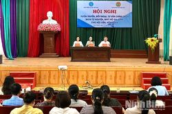 Tuyên truyền chính sách BHXH tự nguyện, BHYT đến hội viên, nông dân