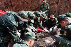Đã quy tập được 293 bộ hài cốt liệt sĩ tại Công viên Lê Thị Riêng