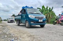 Tăng tốc sửa chữa mặt đường quốc lộ 1 qua Cà Mau