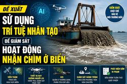Đề xuất sử dụng trí tuệ nhân tạo để giám sát hoạt động nhận chìm ở biển