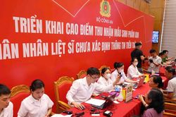Bộ C&ocirc;ng an nỗ lực thu thập đầy đủ, kịp thời ADN th&acirc;n nh&acirc;n liệt sĩ