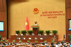 Thông cáo báo chí số 11, Kỳ họp không thường lệ thứ Nhất, Quốc hội khóa XVI