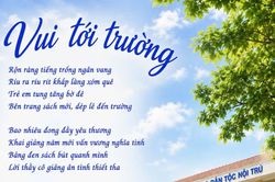 'Vui tới trường' - khi những ước mơ bắt đầu