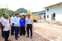 Bí thư Tỉnh ủy Phan Thăng An kiểm tra, chỉ đạo tháo gỡ vướng mắc dự án đường trung tâm huyện lỵ Hạ Lang (cũ)