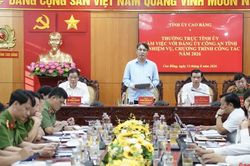 Bí thư Tỉnh ủy Phan Thăng An: Công an tỉnh chủ động phòng ngừa, đấu tranh hiệu quả với tội phạm, giữ vững an ninh, trật tự