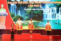 Phường Nùng Trí Cao giành giải nhất toàn đoàn Đại hội Thể dục thể thao tỉnh lần thứ X
