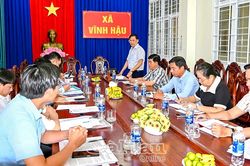 Vĩnh Hậu hướng đến tăng trưởng gắn với nâng cao đời sống Nhân dân