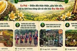 Ea Phê tổ chức các chuỗi hoạt động văn hóa hưởng ứng Lễ hội Sầu riêng Đắk Lắk năm 2026