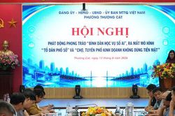 Phường Thượng C&aacute;t ph&aacute;t động 'B&igrave;nh d&acirc;n học vụ số AI', ra mắt c&aacute;c m&ocirc; h&igrave;nh số