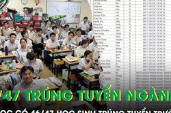 Lớp học 'đặc biệt' ở TPHCM: 46/47 học sinh cùng trúng tuyển trường y